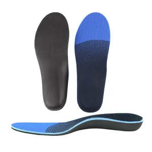 Orthotic Comfort Sports Insole with EVA Cushioning and Arch Support for Flat Foot, Full Insole for Active Lifestyle