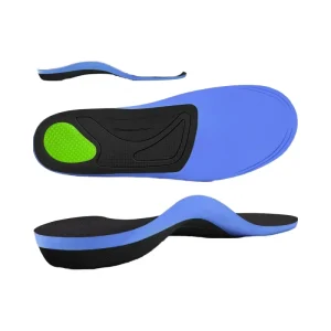 Orthotic Insole Arch Support Trimable Size Plantar Fasciitis Insole for Pronation Metatarsalgia Flat Feet Heel Pain Made PU Gel