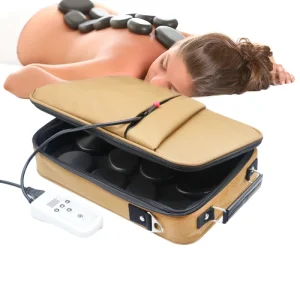 Other Massage Products Portable Hot Stone Heating Bag Essential Oil Hot Stone Kit for Professional or Home Spa Therapy