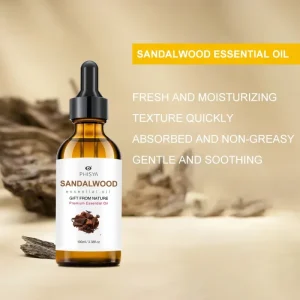 PHISYA Sandalwood Essential Oil for Room Fresh Air Clean Scented Diffuser Planting Organic Pure Essential Oil
