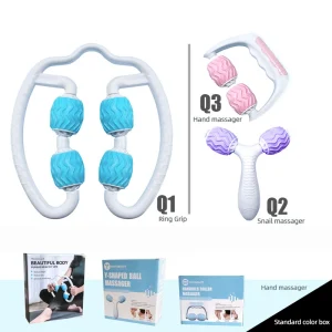 PP Leg Massager Muscle Roller Massage Stick Roller Handheld Massager Fitness Accessories Relaxation Physical Therapy Tools