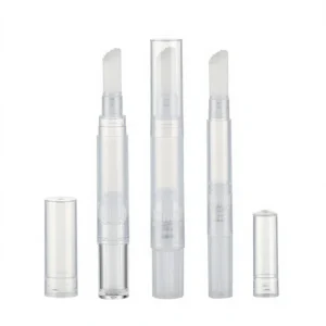 PP Plastic Transparent Empty Cosmetic Personal Care Packaging for Scalp Care Hairline Applicator 1ml 2ml 4ml Twist