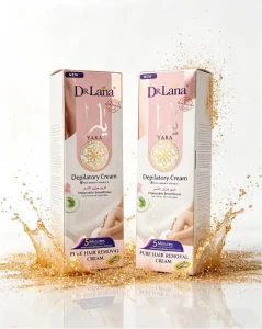 Pain Free 5 Minutes Hair Removal Cream Sensitive Skin Underarm and Body Hair Remover Lotion with Premium Arabic Yara Fragrance