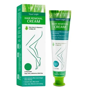 Painless Hair Removal Depilatory Cream for Full Body Bikini Part, Arms and Legs with Aloe Vera