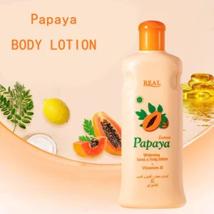 Papaya Organic Butter Lotion for Women Adults Guangdong Daily All Skin Types Nourishing Smooth Hand Body Moisturizer