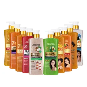 Papaya Turmeric Body Wash 1000ml Large Bottle Long lasting Fragrance Exfoliating Body Wash Mineral for Foreign Trade