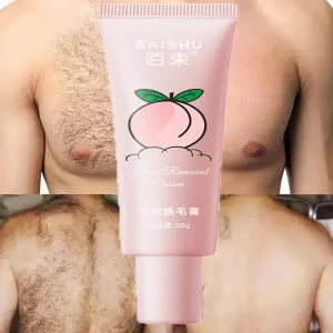 Peach Hair Removal Cream Cleansing to Remove Hair From Arms Legs Armpits and Body