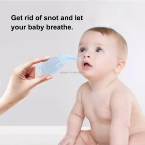 Penguin Shaped Food Grade Silicone Nasal Aspirator BPA Free Easy Squeeze Design for Baby Safety Care