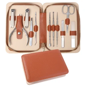 Personal Care Tool Stainless Steel Nail Clipper Set Men’s Grooming Tool Manicure Pedicure Tool Set