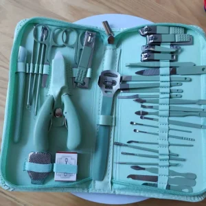 Personal Grooming Kit Hand Tool Set & Manicure Pedicure Set Professional Care Tool Set Earwax Removal Nail Cuticle Pusher OEM