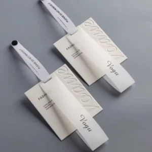 Personalized Customized Clothing Hang Tags Thickened Special Paper Concave Convex Tags Anti Disassembly Strips Swinging Tags