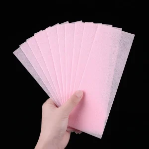 Pink Blue Yellow Wax Strips Non woven Hands and Feet Body Hair Reusable Wax Strips Removal Depilatory Waxing Paper