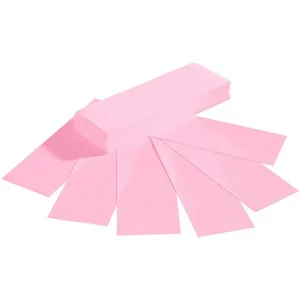 Pink Disposable Non Woven Wax Strip for Hair Removal 7*20cm Size OEM Service Available for Salon Use