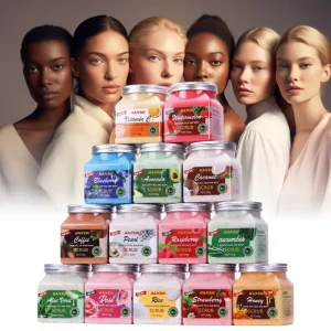 Plant Fruit Brightening Scrub Deep Cleansing Dead Skin Removal Facial Exfoliating Scrub