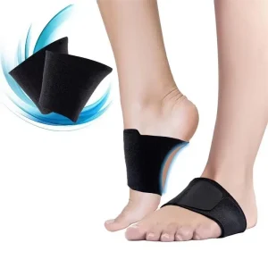 Plantar Fasciitis Flat Feet Fallen Arches Universal Fit Compression Wrap with Orthotic Arch Support for Men and Women