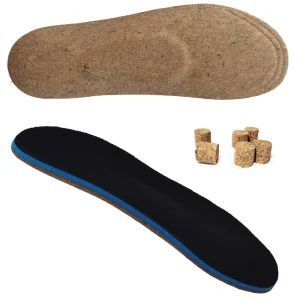 Plantar Fasciitis Relief & Flat Foot Arch Support All Day Comfort EVA Cork Orthotic Inserts