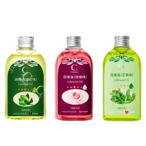 Pleasures Natural Flavored Body Care Lubricant Massage Oil