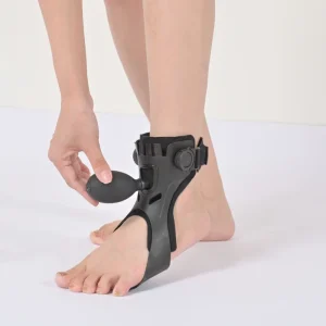 Polyester Ankle Foot Orthosis Stabilizer Light Balance Drop Foot Adjustable Brace for Hemiplegia Stroke Patients Shoes Walking