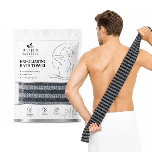 Polyester Bath Wash Scrub Cloth Korean Body Back Scrubber Towel for Shower Exfoliating Body Wash Towel