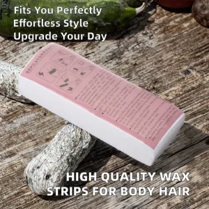 Popular Disposable High Quality Lint Free Eco Friendly Jieshan Wax Strips Body Hair Removal White Non Woven Fabric 90g Pack