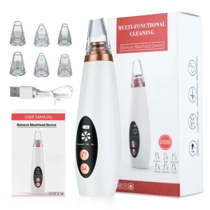 Portable Blackhead Pore Vacuum Nose Cleanser Acne Treatment Pore Cleaner Black Head Vacuum Cleaner for Personal Beauty Care