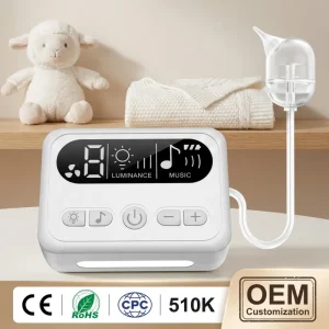 Portable Electric Baby Nasal Aspirator USB Charging Handheld Nose Cleaner Compact Snot Vacuum for Travel Friendly