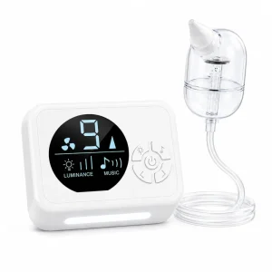 Portable Electric Nasal Aspirator for Babies 0 12 Years BPA Free Food Grade Silicone Storage Case with up to 68Kpa Suction Power