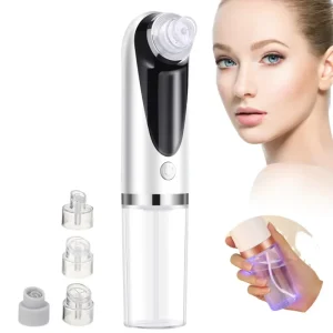 Portable Electric Vacuum Suction Pore Cleaner Face Comedo Suction Blackhead Remover Device for Personal Skin Care Suction Device