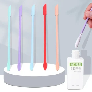 Portable Mini Silicone Beauty Tools Multi Function Spatulas for Makeup