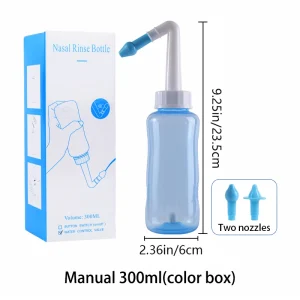 Portable Nasal Irrigator Sinus Rinse Bottle Nasal Cleaner Manual Nasal Washer Nasal Rinse Kit Factory Price Custom OEM ODM