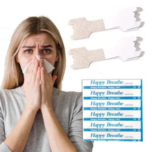 Portable Nasal Strips for Snoring Relief Instant Breathing Improvement Comfortable Sleep Nasal Patches