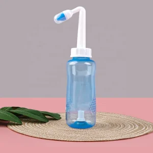 Portable Nasal Wash Bottle & Irrigator 300/500ml Plastic Customized Color & Logo Adult & Kids Use