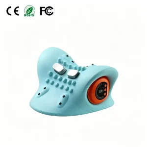 Portable Neck Shoulder Massage Pillow Warm Compression 9mm Deep Tissue Percussion Pain Relief Wireless Remote Control Custom CE