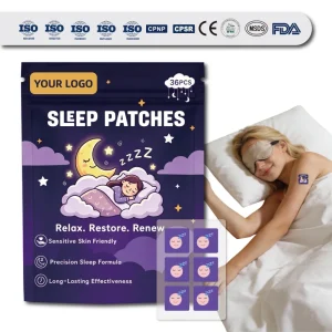 Portable Night Calm Hydrocolloid Sleep Patch Lightweight Body Relax Sticker Office Home Travel Sleeping Care 100% Pure