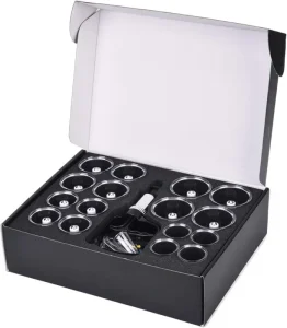 Portable Professional Chinese 22-Cup Acupoint Cupping Therapy Set Hijama Massage Kit Vacuum Magnetic Pump for Body Application