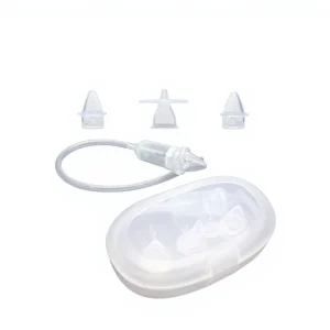 Portable Transparent Baby Mouth Suction Nasal Aspirator Newborn Nose Cleaner Anti-Backflow Catheter Model DQ75 Upgrade