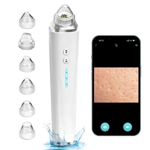 Portable WIFI Visual Facial Nose Pore Cleaner Tool Kit Set Electric Vacuum Whitehead Blackhead Remover Machine Devices
