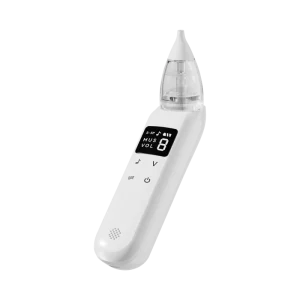 Portable and Safe Baby Electric Nasal Aspirator 9 Gears Silicone Nose Cleaner Vacuum Sucker for Toddlers and Kids Custom Logo