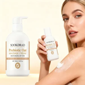 Prebiotic Oat Body Milk Deeply Moisturizing Body Lotion with Shea Butter Coconut Oil Extract for Dry Skin