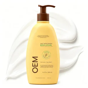 Prebiotic Oat Calming Body Lotion with Raw Shea Butter 24HR Deep Hydration for Dry Itchy Rough Skin 16.9 FL OZ 500mL