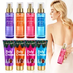Premium 50ml Vegan Cream Body Lotion Herbal Ingredients Christmas Suit Set Moisturizing Night Use Adult Skin Care OEM Supply for