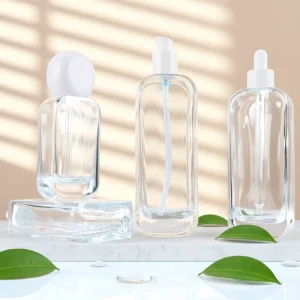 Premium Clear Glass Bottles 50ml 1.7oz 100ml 3.4oz 120ml 4oz for Essential Oil Perfume with Fine Mist Spray Pump Head