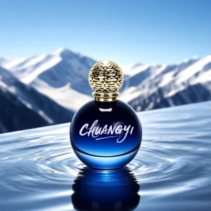 Premium Luxury Round Glass Perfume Bottle With Packaging Box Customizable 30ml 50ml 100ml