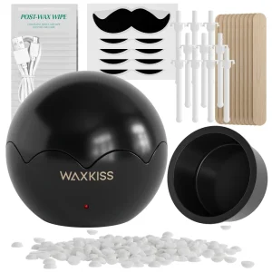 Premium New Design Women Men Digital Hard Wax Beans Heater Kit Full Wax Warmer Kit for Lip Nose and Ear Canal Hair Removal