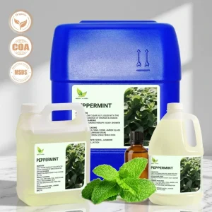 Premium Steam Distilled Peppermint Essential Oil 100% Natural Mentha Piperita for Muscle Relief Cooling COA MSDS Certified