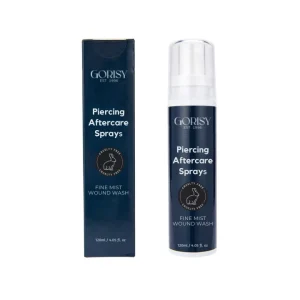 Preservative free Gentle Cleans Supports Rapid Recovery Helps Prevent Infections pH Balanced 120ml Tattoo Piercing Aftercare