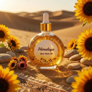 Print Logo Natural Vegan Shimmering Body Oil Private Label Highlighter Makeup Glitter Body Oil Shimmer