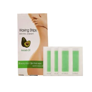 Private Brand 4.5X9 cm Cotton Double Sided Wax Strips for Eye Brow and Salon Use