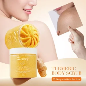 Private Customization Ginger Turmeric Scrub Turmeric Honey Face and Body Scrub Anti Acne Natural Ginger Turmeric Face Body Scrub