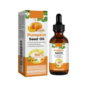 Private Label 100% Natural Pumpkin Seed Oil Nourishing Moisturizing Anti Breakage Smooth Hair Essential Oil